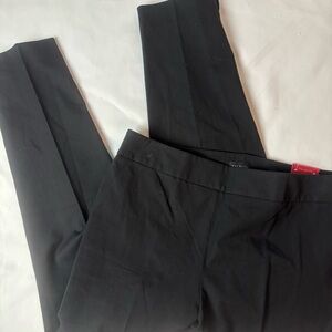 NWT Talbot’s Chatham Ankle Pants Sz 12 Curvy Black Slim Leg Business Casual